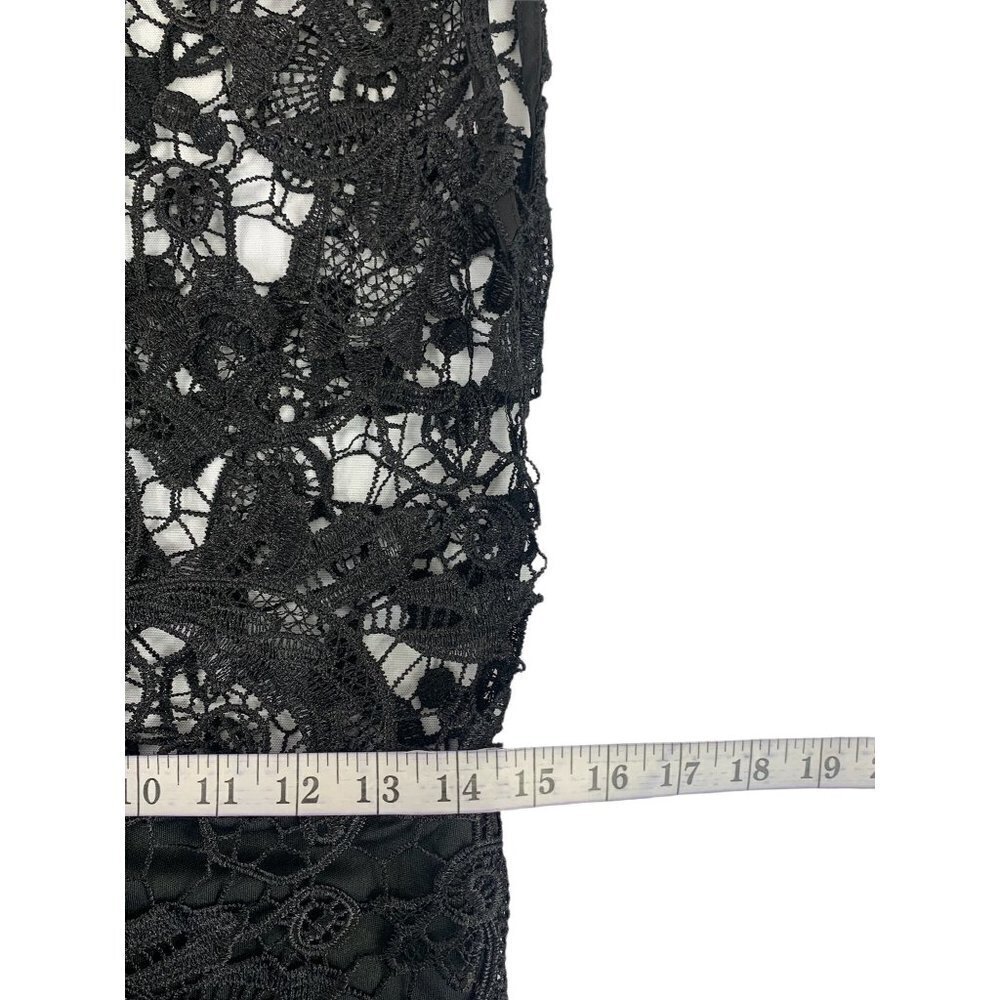 Women's Black Super Long Dress - Picture 5 of 6